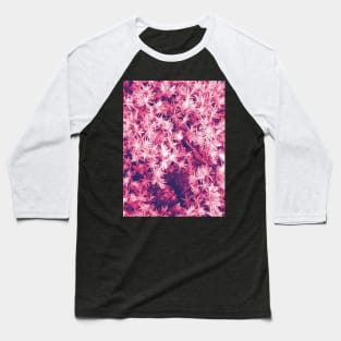 Pink Moss Pattern Baseball T-Shirt